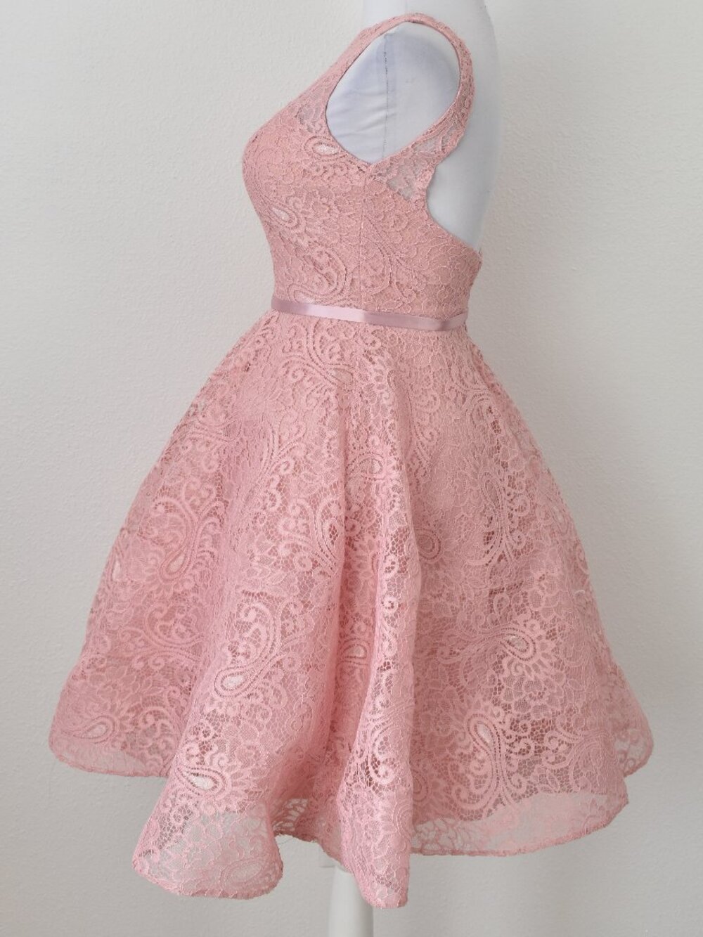 Clarisse Homecoming 3335 Fit and Flare Lace Dress - 2 - Picture 8 of 11